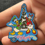2003 - Donald and Daisy - Very Merry Christmas Party - Tree - LE 2,500 - Disney Pin