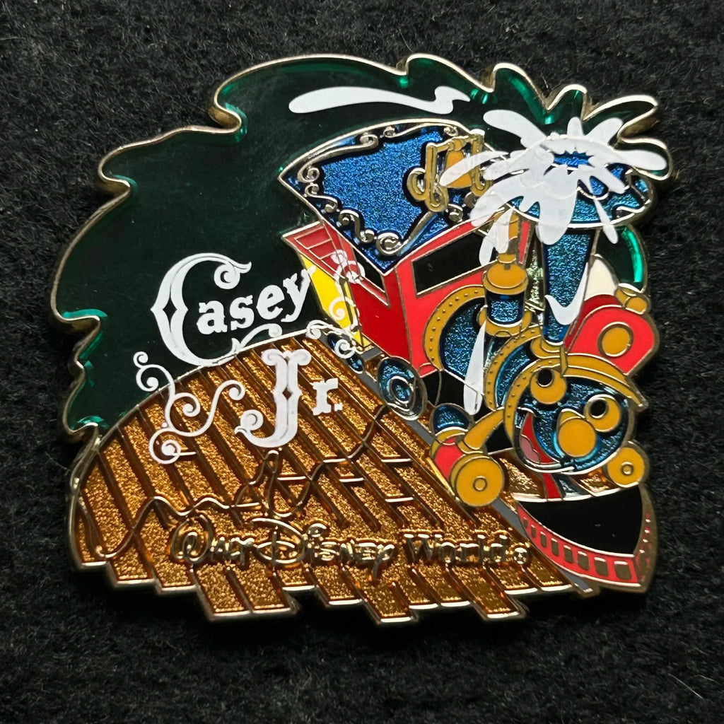2012 - Casey Jr - Train - Stained Glass - WDW - Disney Pin