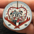 2021 - Mickey and Minnie - Riding Ski Lift - Disney Pin
