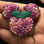 2024 - 3D - Flowers - Mickey Icon - Disney Pin