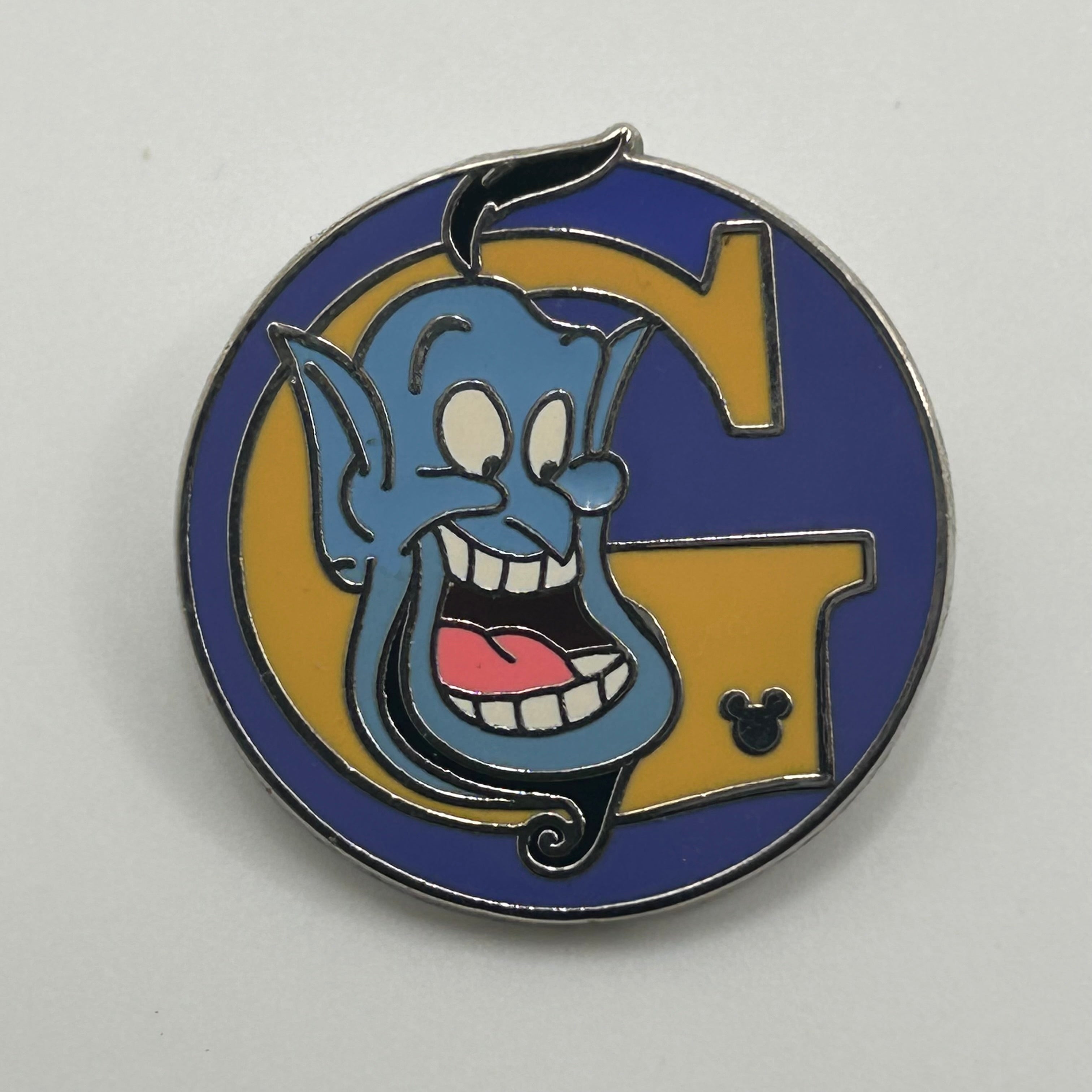 2009 - Genie - Aladdin - Alphabet G - Hidden Mickey - Disney Pin