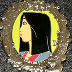 2024 - Mulan - Side Profile - Portrait - Princess Series - Disney Pin