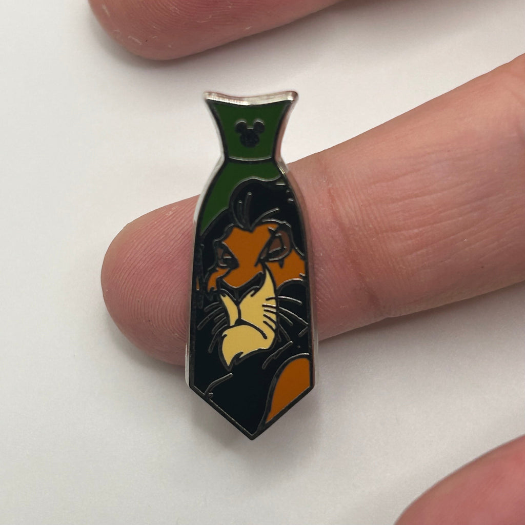2016 - Scar - Lion King - Neck Tie - Hidden Mickey - Disney Pin