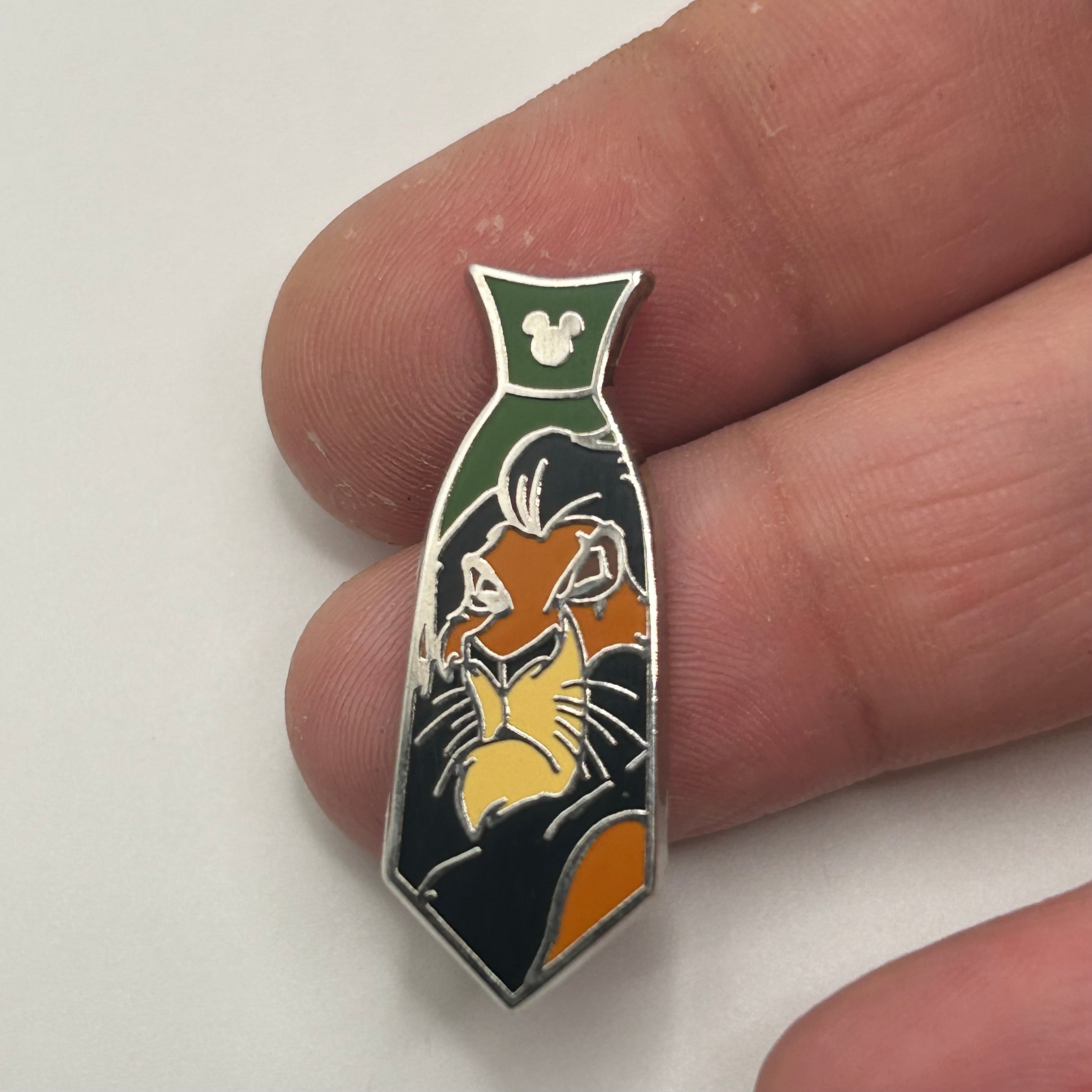 2016 - Scar - Lion King - Neck Tie - Hidden Mickey - Disney Pin