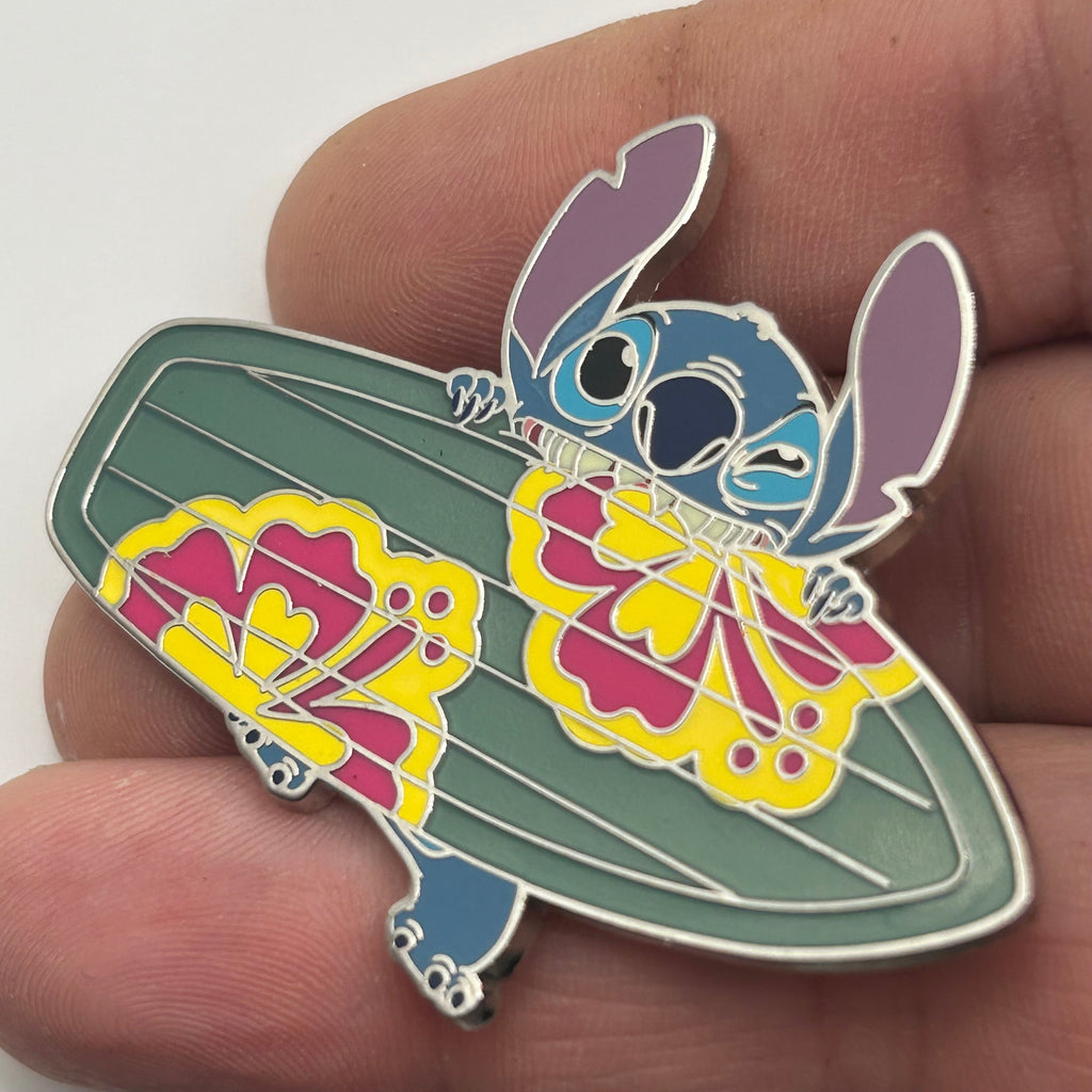 2024 - Stitch - Biting Surfboard - Disney Pin