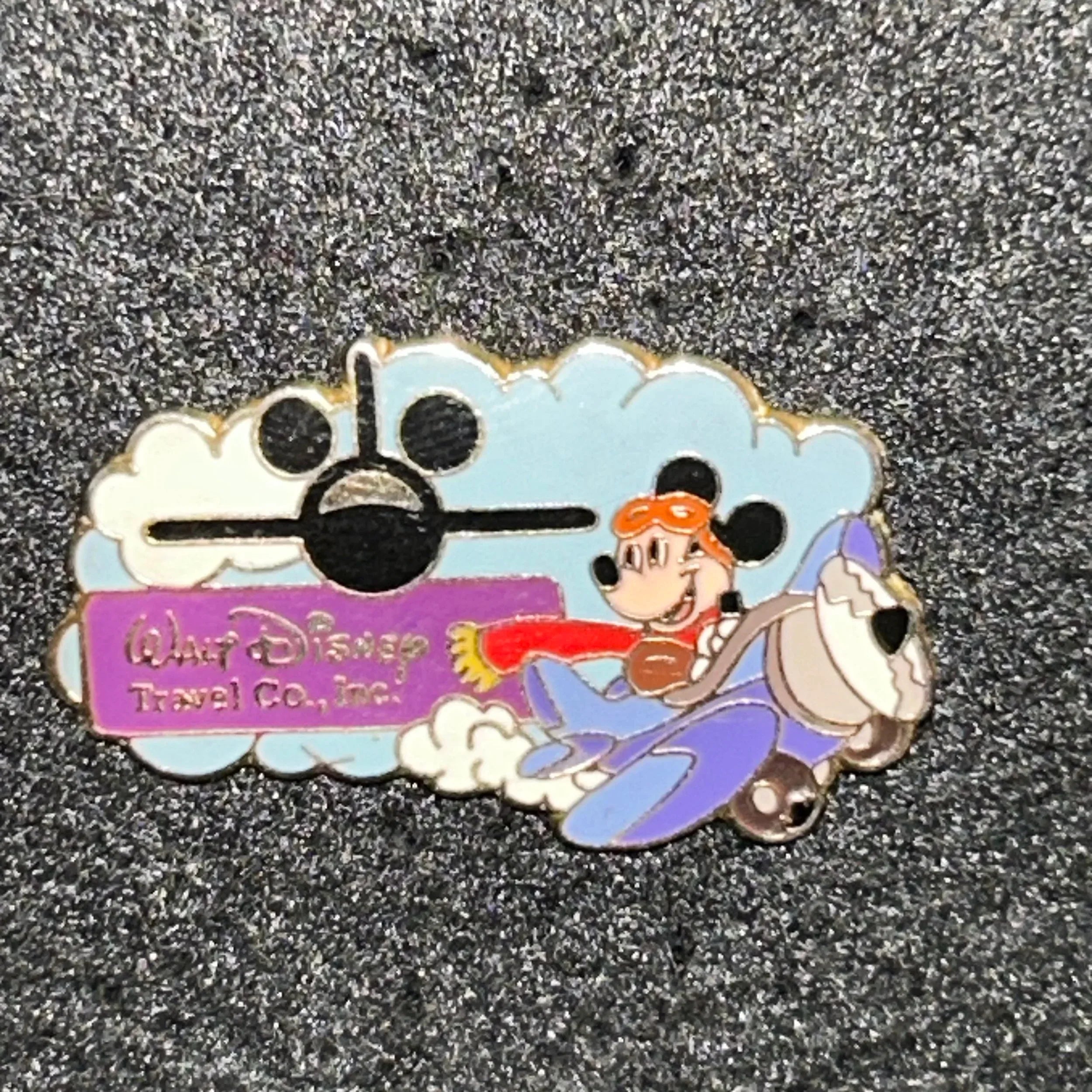 Vintage - Mickey Mouse - Pilot - Walt Disney World Travel Company - Disney Pin