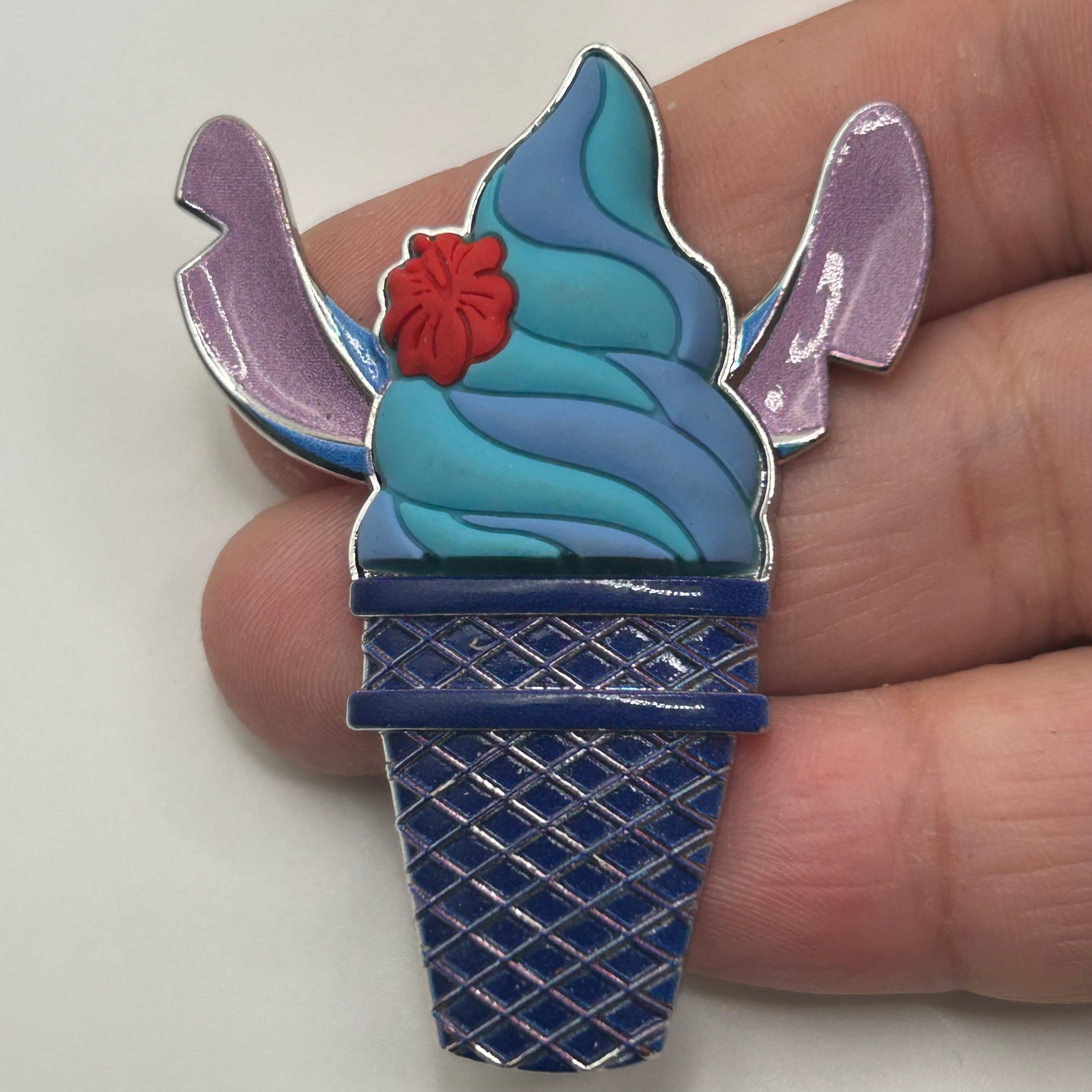 3d - Stitch - Ice Cream Cone - Disney Pin