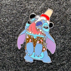 2024 - Stitch - Ice Cream Cone Dripping From His Head - Stitchs Snack Attack Mystery Pin