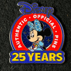 2025 - Minnie Mouse - 25 Years Of Pin Trading - LR - Logo - Disney Pin