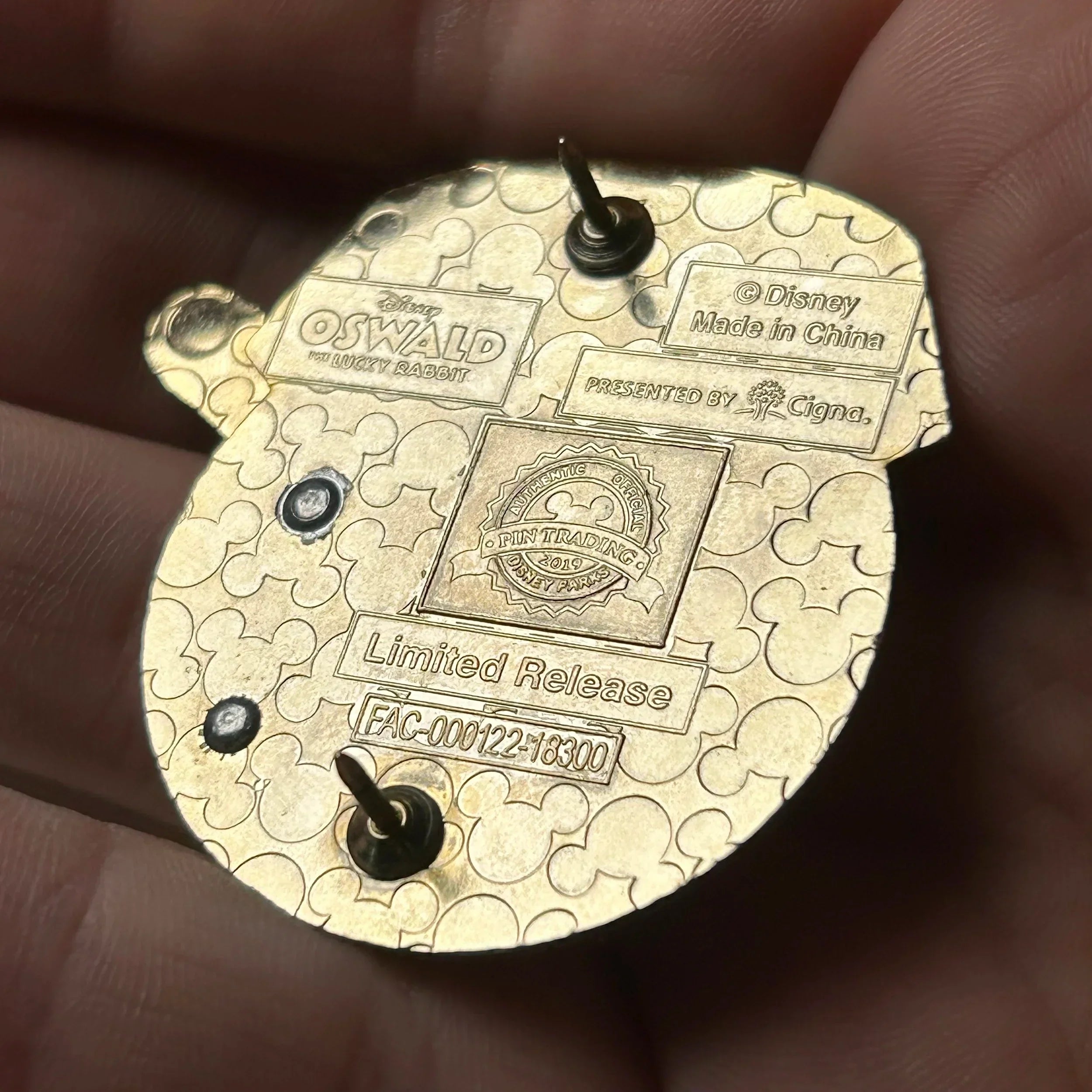2019 - Oswald  WDW 5K-  LR - Disney Pin