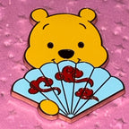 Winnie The Pooh Character Fans Disney Pin