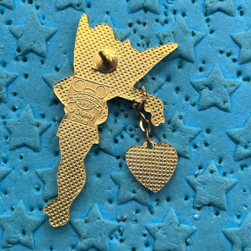 2003 - Tinker Bell - “Little Miss Attitude” - Dangling Heart Charm - Disney Pin