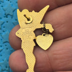 2003 - Tinker Bell - “Little Miss Attitude” - Dangling Heart Charm - Disney Pin