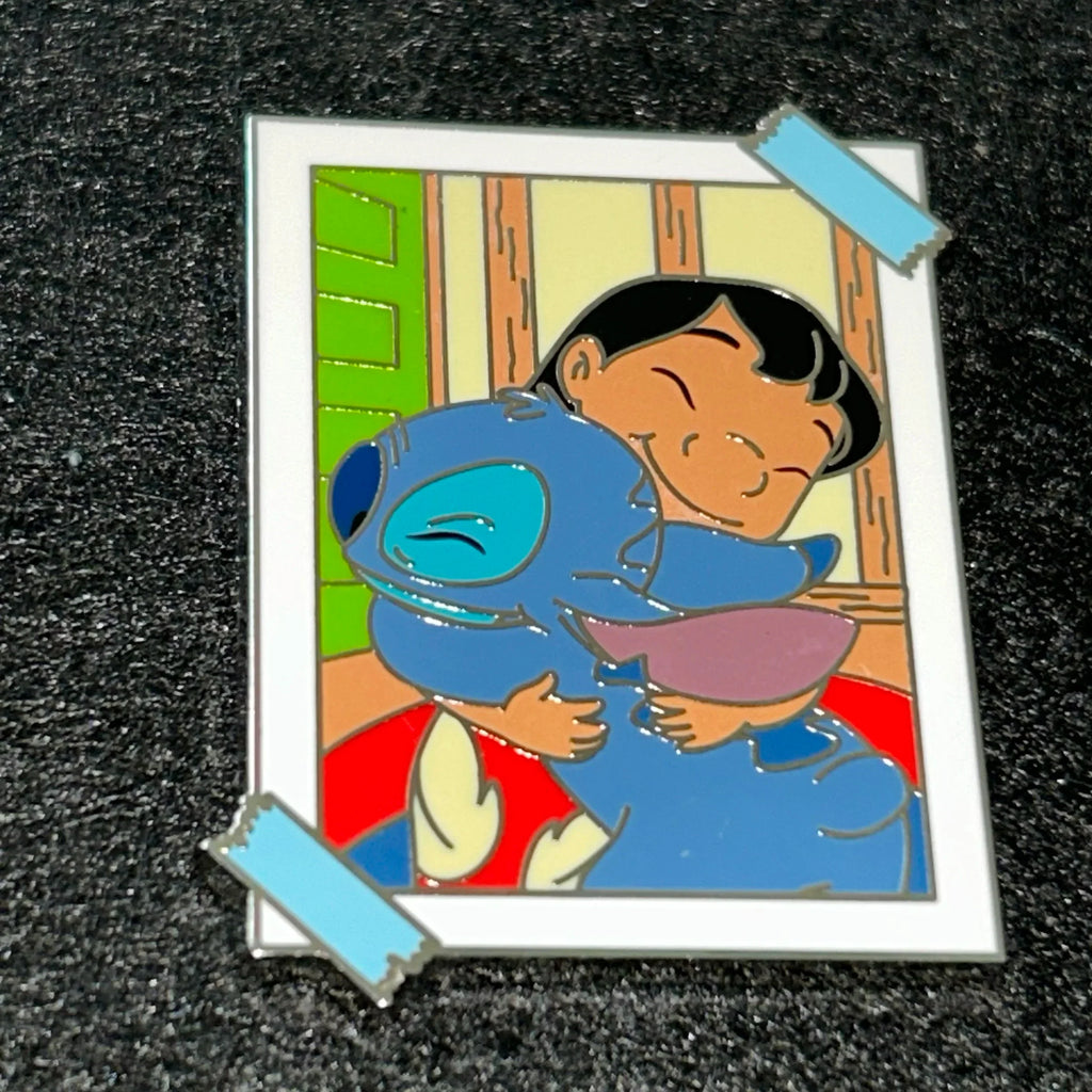 2024 - Lilo and Stitch - Hugging - Taped Photo - Mystery Series - Disney Pin