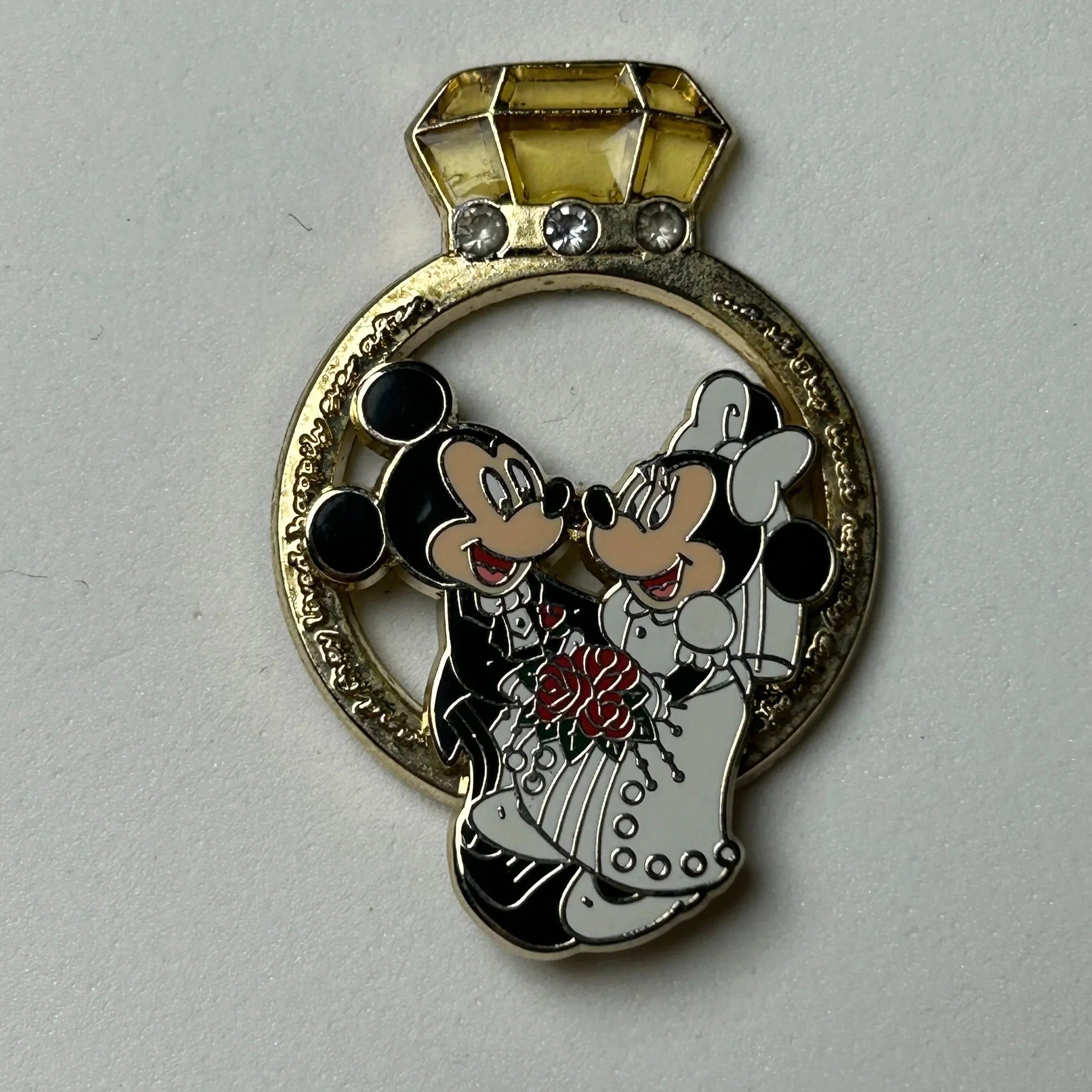 2007 - Mickey And Minnie  - Wedding Ring - Disney Pin