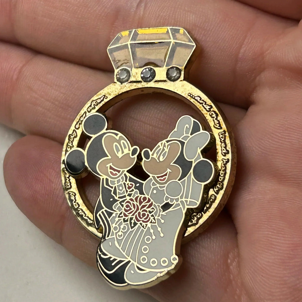 2007 - Mickey And Minnie  - Wedding Ring - Disney Pin