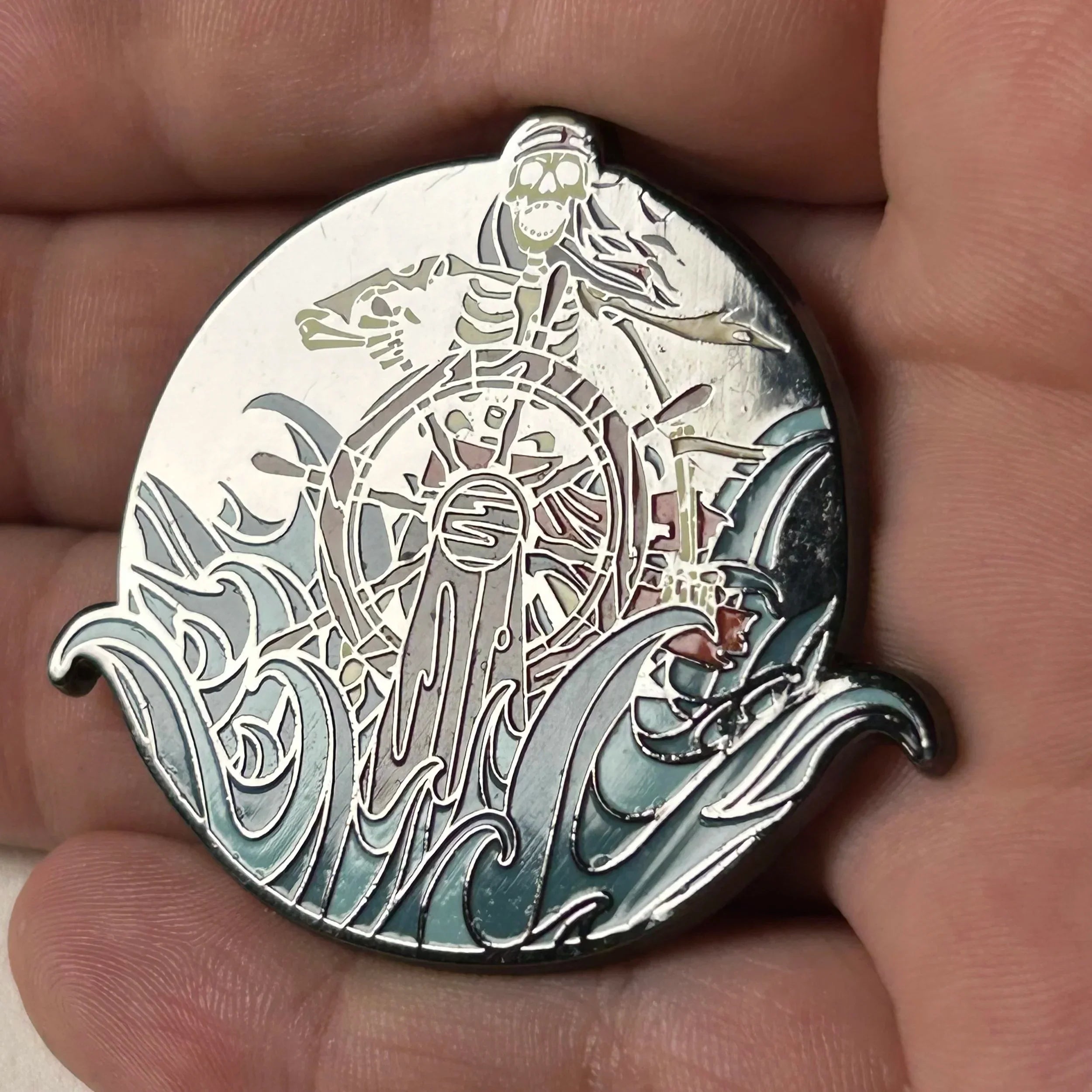 2025 - Skeleton - Pirates of the Caribbean - Driving Through Storm - Disney Pin