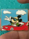 2002 - Mickey Mouse Driving Car Waving Pin