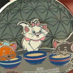 2021 - Marie, Toulouse, and Berlioz - EPCOT - Food and Wine - LE 4,000 - Disney Pin