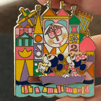 2023 - Mickey and Minnie - It’s A Small World - Slider Boat - Disney Pin