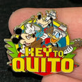 ABD - Mickey, Goofy, and Donald - Key to Quito - Disney Pin