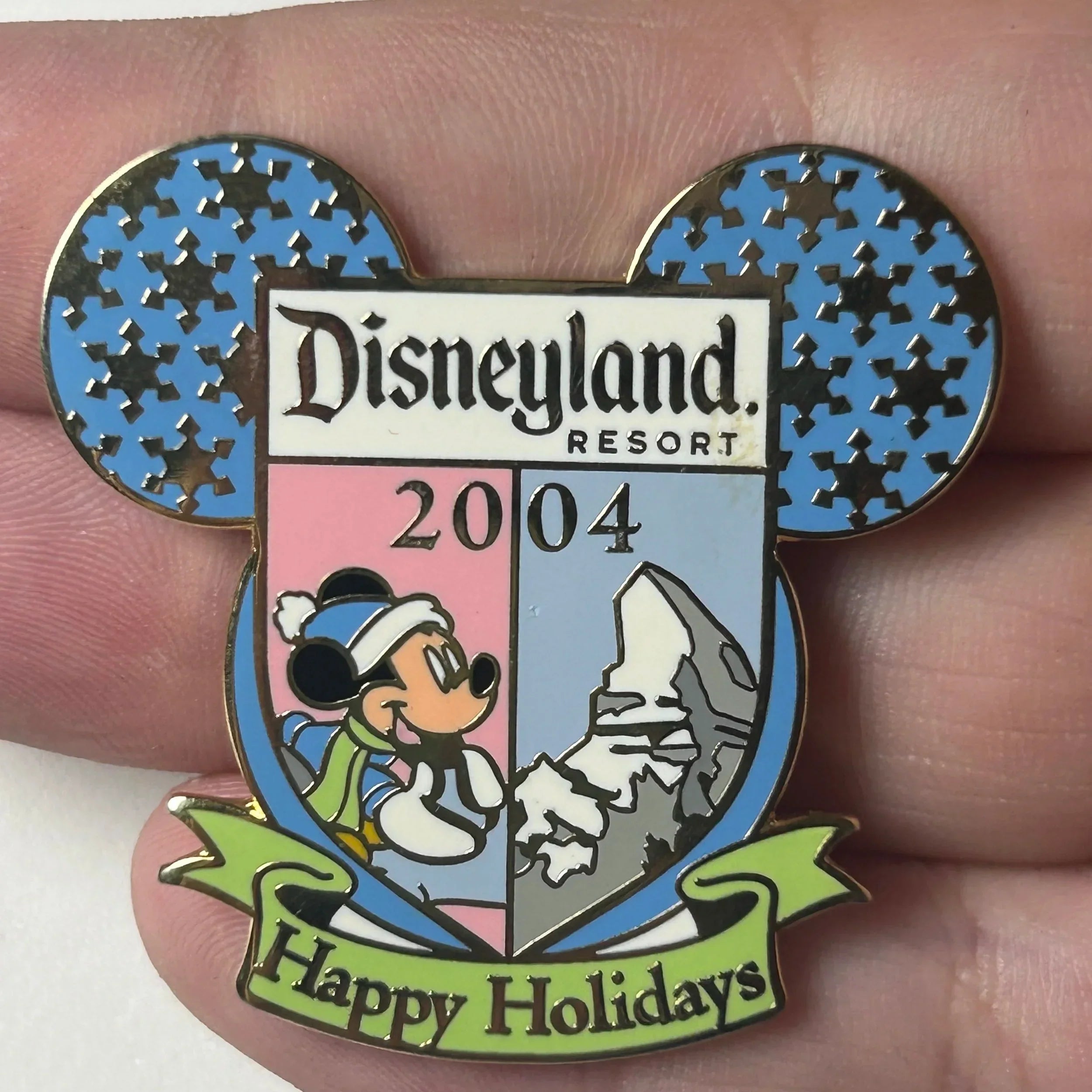 2004 - Mickey Mouse - Happy Holidays - Cast Exclusive - Disney Pin