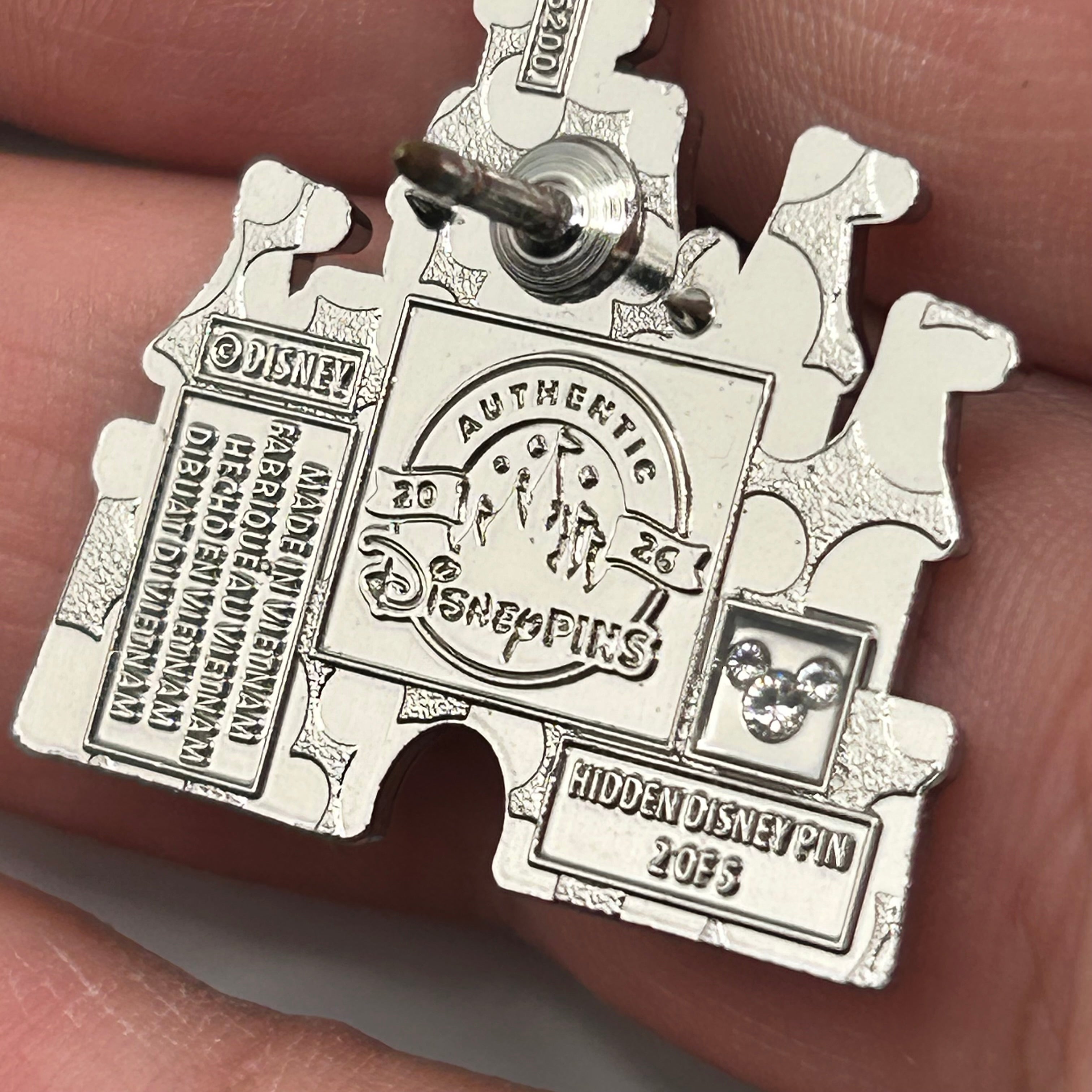 2026 - Pirates of the Caribbean Castle - Hidden Mickey - Disney Pin