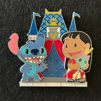 2025 - Lilo & Stitch with Castle - Full Set - Build-a-Pin - Disney Pins (3 Pins)