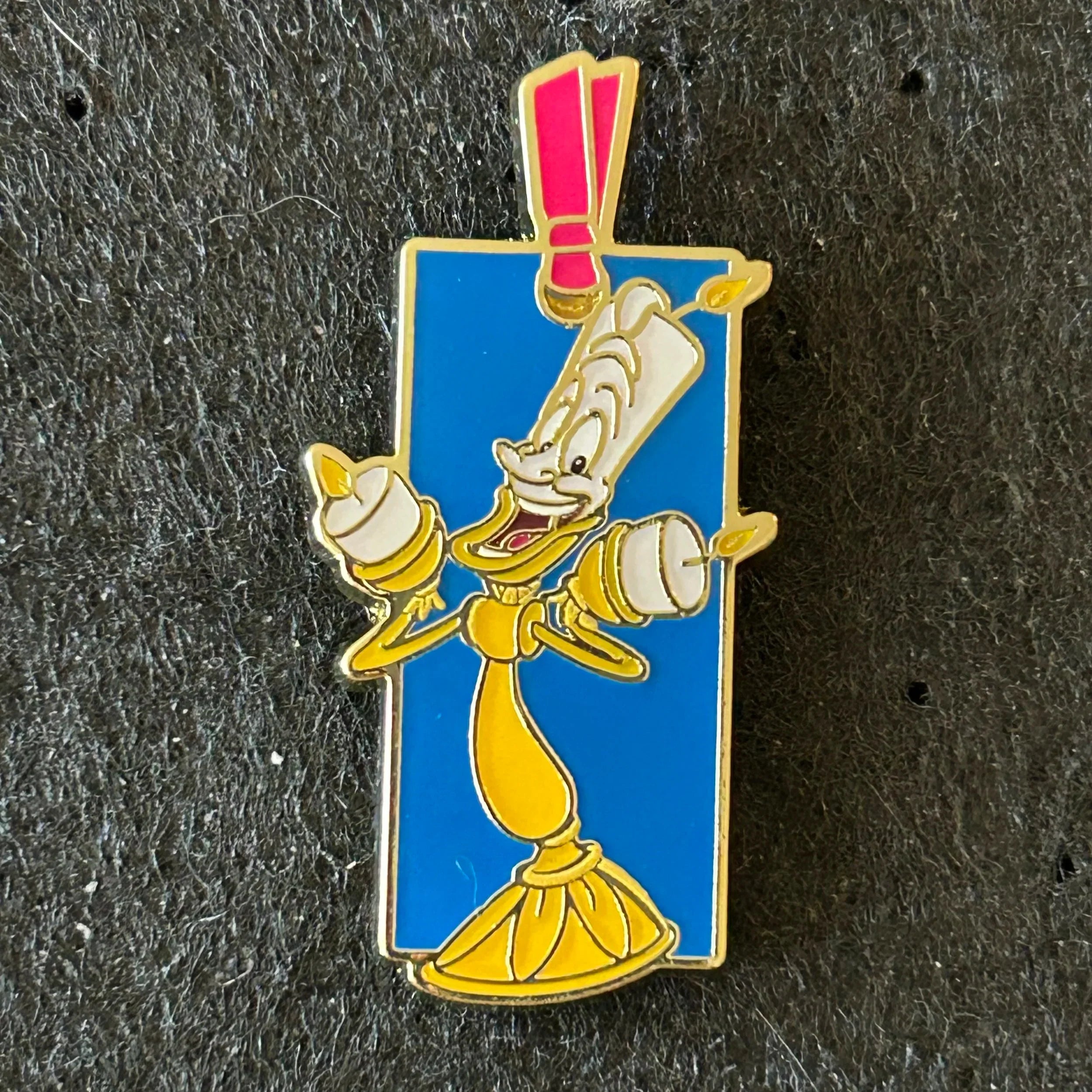 Uncas - Lumiere - Beauty and the Beast - Bookmark - Disney Pin