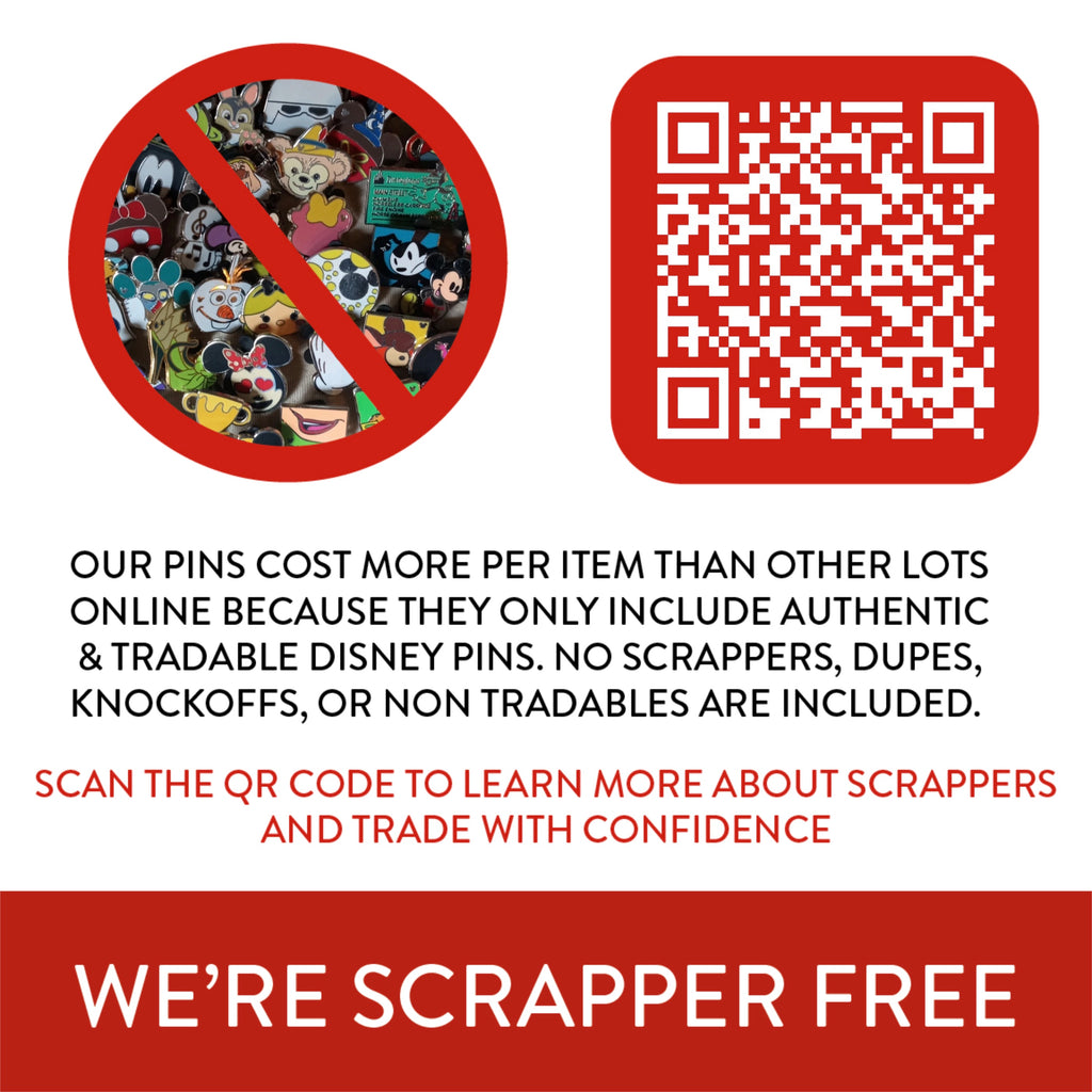 Authentic Disney Pin Lot of 10 | No Duplicates or Scrappers