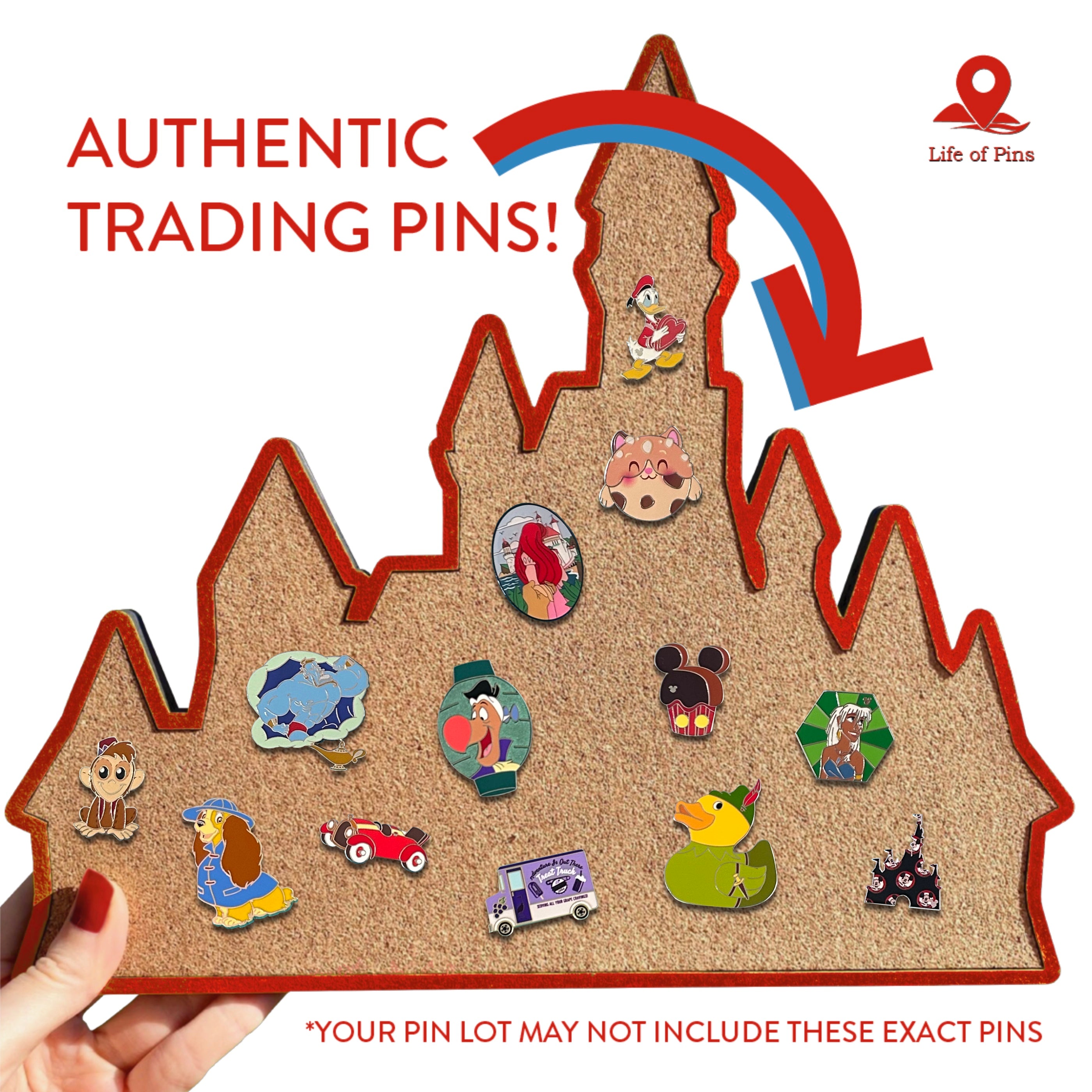 Authentic Disney Pin Lot of 5 | No Duplicates or Scrappers