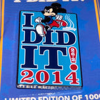 2014 - Mickey Mouse - Run Disney - I Did It! - 26.2 Miles - LE 1,000 - Pin