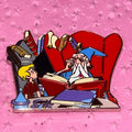 2024 - Arthur and Merlin - Floating Books - Sword and the Stone - Pin