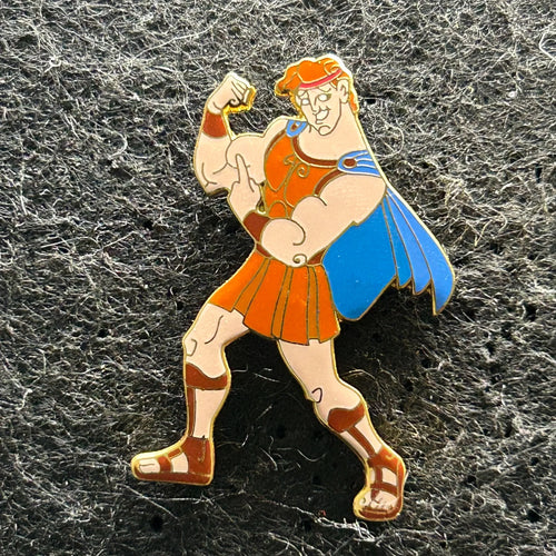 2002 - Hercules - Pointing at Bicep - Full Body - Disney Pin