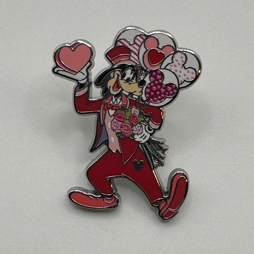2026 - Goofy - Goofy with Balloons and Flowers - Valentine’s Day - Hidden Disney - Disney Pin