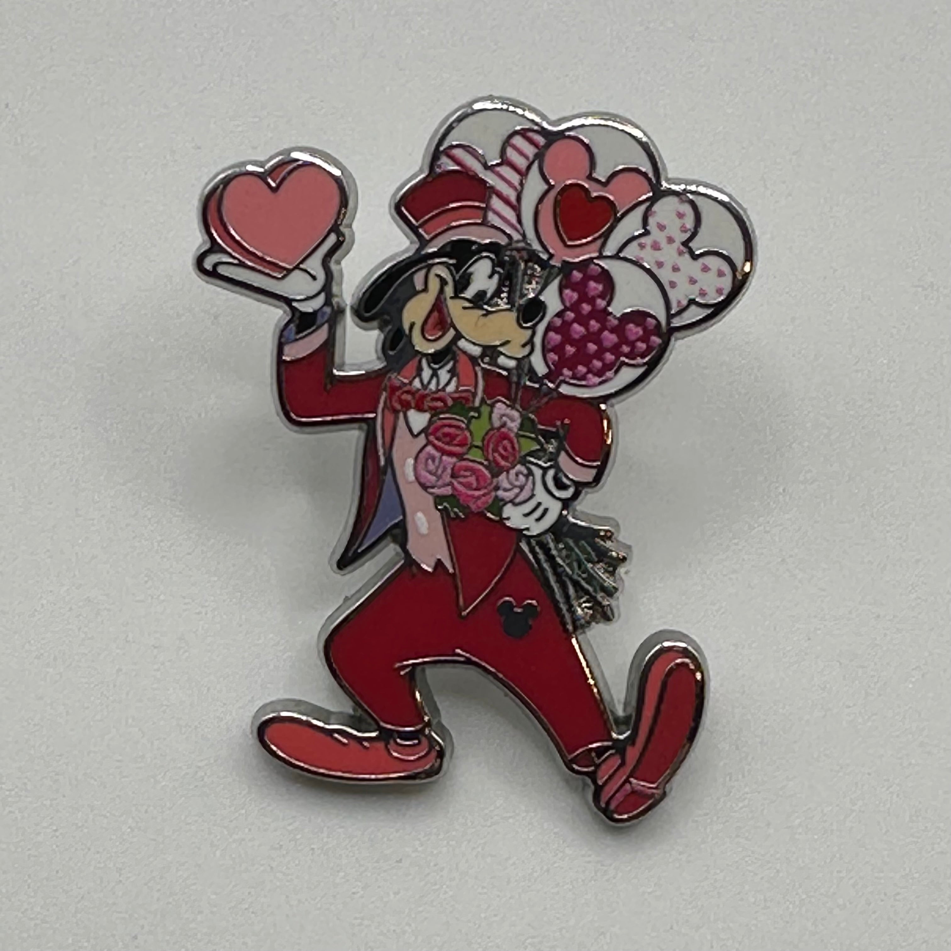 2026 - Goofy - Goofy with Balloons and Flowers - Valentine’s Day - Hidden Disney - Disney Pin