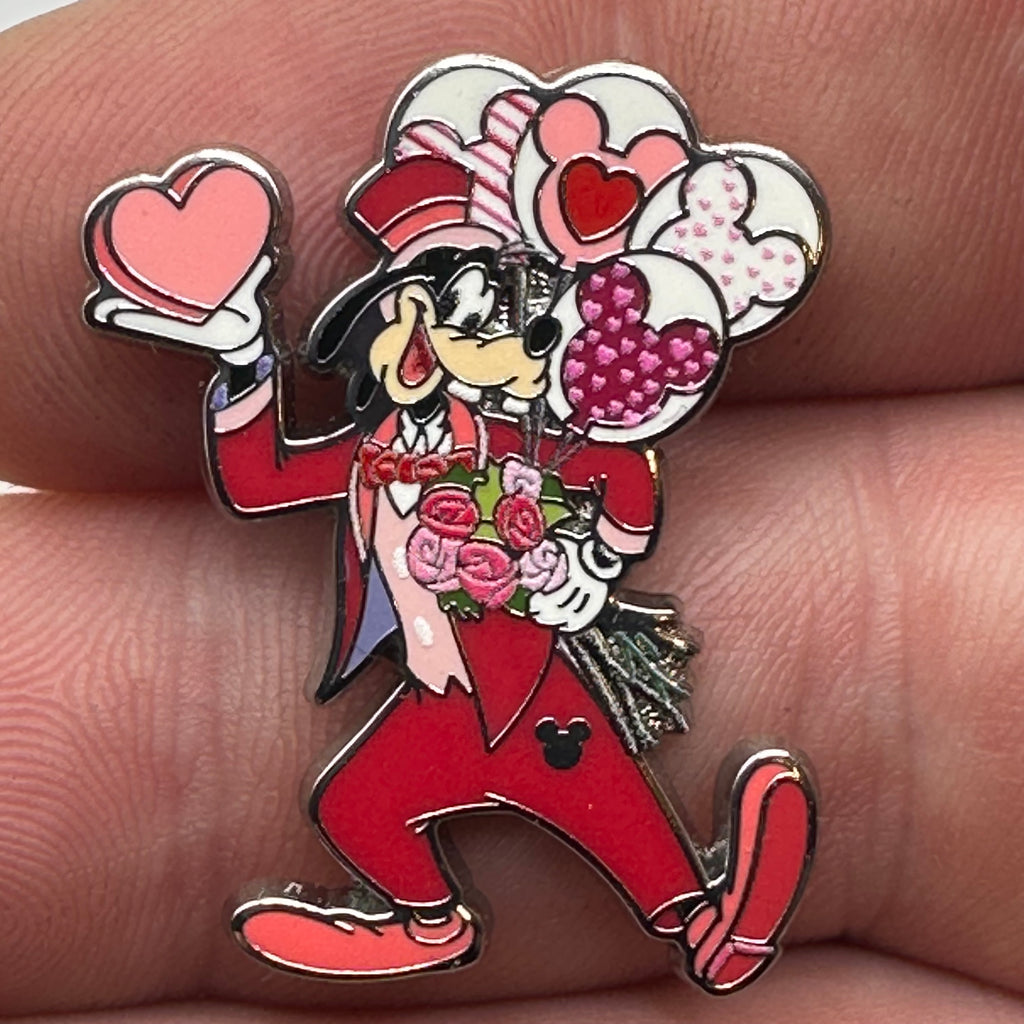 2026 - Goofy - Goofy with Balloons and Flowers - Valentine’s Day - Hidden Disney - Disney Pin