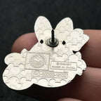 2017 - White Rabbit - Alice in Wonderland - Emojis - Startled - Disney Pin
