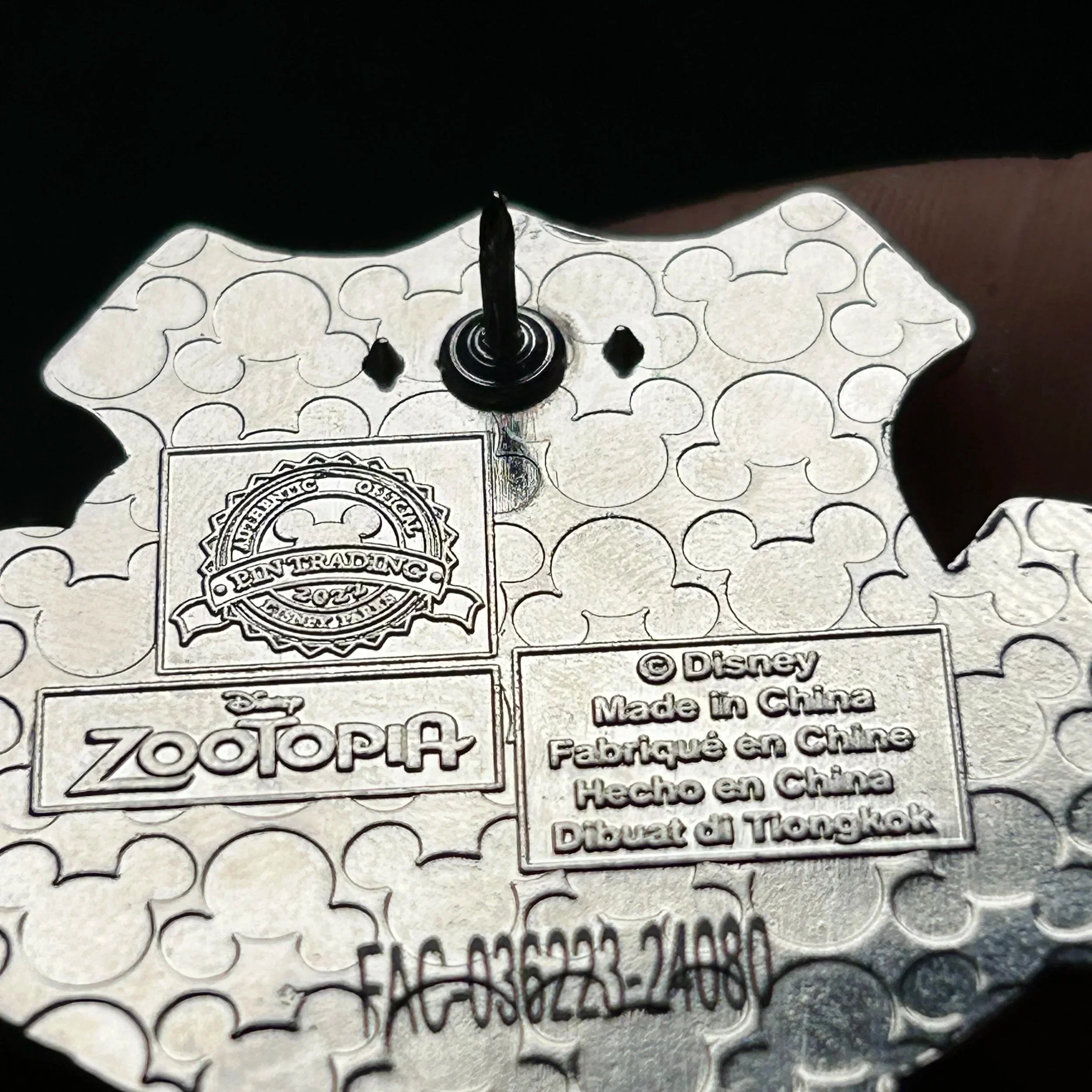2022 - Officer Fangmeyer - Zootopia - ZPD - Mystery Series - Disney Pin